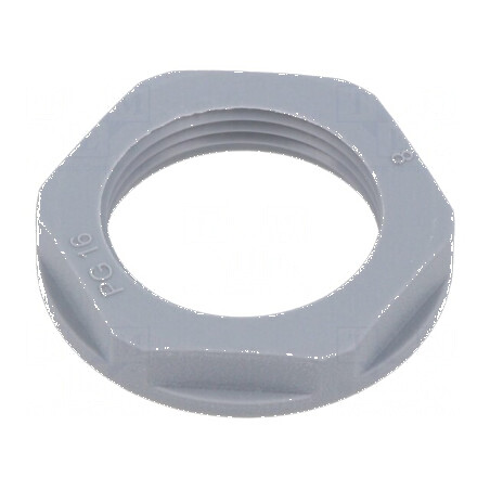 Piuliță PG16 poliamidă 30mm gri - Entrelec | Electronic-mag.ro | Componente Electronice
