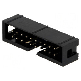 Conector IDC soclu tată 20 PIN THT aurit 2,54mm | Electronic-mag.ro | Componente Electronice