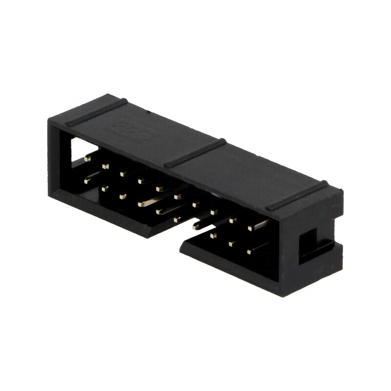 Conector IDC soclu tată 20 PIN THT aurit 2,54mm | Electronic-mag.ro | Componente Electronice
