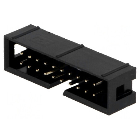Conector IDC soclu tată 20 PIN THT aurit 2,54mm | Electronic-mag.ro | Componente Electronice