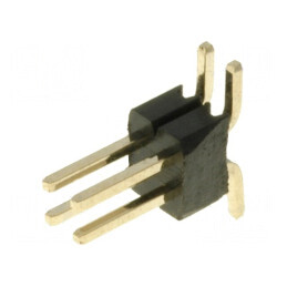 Conector şir pini tată 4 pini 1,27mm verticale | Electronic-mag.ro | Componente Electronice