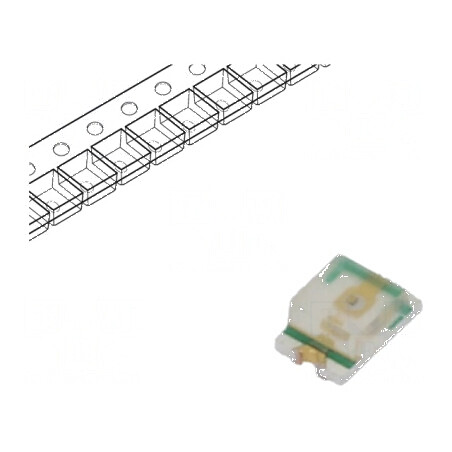 LED SMD 0805 galben-verde 10-25mcd 2,2V 20mA 2x1,25x0,8mm | Electronic-mag.ro | Componente Electronice