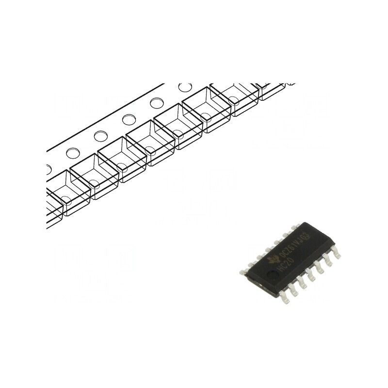 IC digital NAND 2 canale 4 intrări SMD SO14 2÷6VDC HC | Electronic-mag.ro | Componente Electronice IC digital NAND 2 canale 4 intrări SMD SO14 2÷6VDC HC | Electronic-mag.ro | Componente Electronice