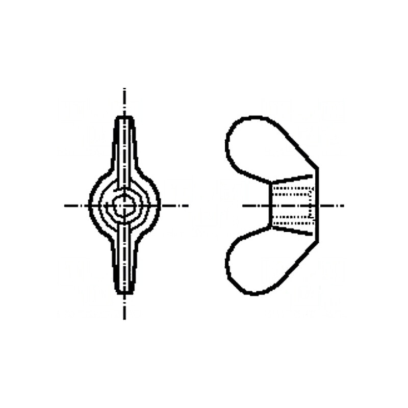 Piuliță fluture M6 din oțel cu acoperire zincată BN 213 | Electronic-mag.ro | Componente Electronice Piuliță fluture M6 din oțel cu acoperire zincată BN 213 | Electronic-mag.ro | Componente Electronice