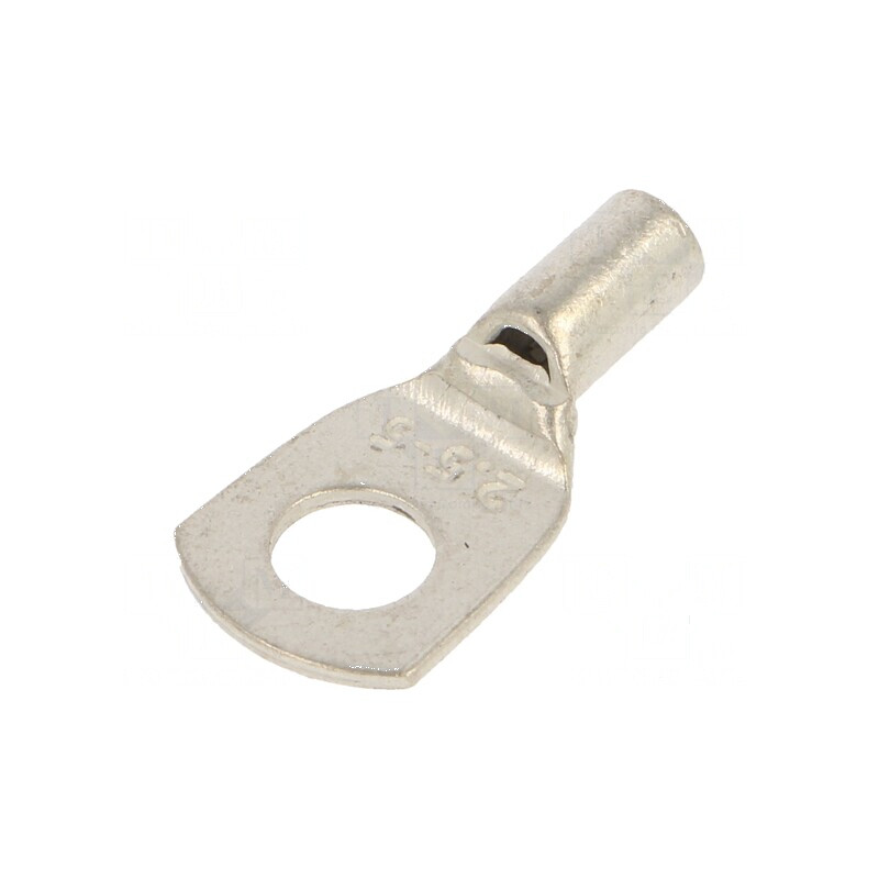Vârf inelar tubular M5 2,5mm² crimpat pe cablu neizolat | Electronic-mag.ro | Componente Electronice Vârf inelar tubular M5 2,5mm² crimpat pe cablu neizolat | Electronic-mag.ro | Componente Electronice
