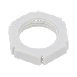 Piuliță PG9 poliamidă gri deschis pentru temperaturi -20÷90°C | Electronic-mag.ro | Componente Electronice