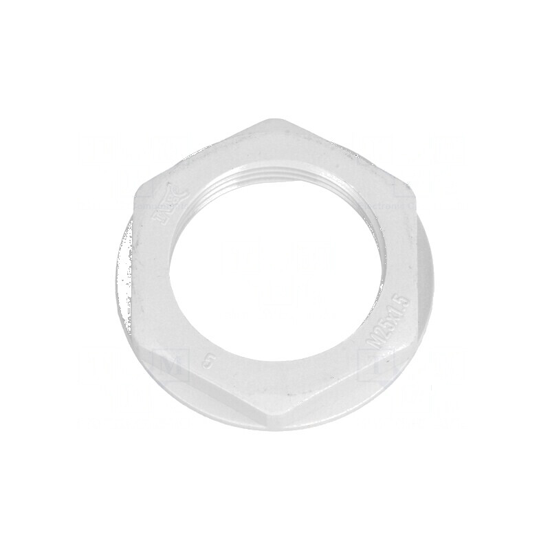 Piuliță M25 poliamidă 32mm gri Pas: 1,5 | Electronic-mag.ro | Componente Electronice Piuliță M25 poliamidă 32mm gri Pas: 1,5 | Electronic-mag.ro | Componente Electronice