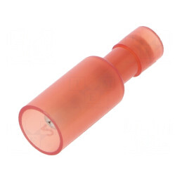 Terminal rotund tată Ø 4mm 0,25-1,5mm² crimpat pe cablu | Electronic-mag.ro | Componente Electronice
