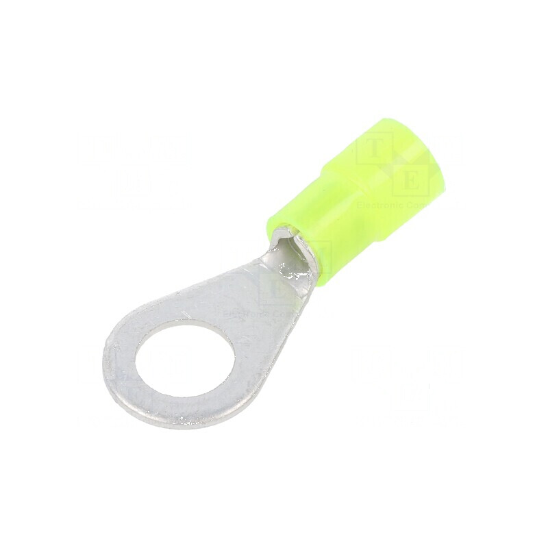 Vârf inelar M8 Ø 8,2mm 4÷6mm2 cupru izolat | Electronic-mag.ro | Componente Electronice