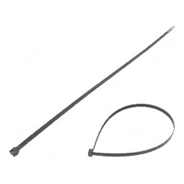 Colier de strângere poliamidă 450mm 7,6mm 550N negru | Electronic-mag.ro | Componente Electronice