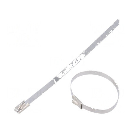 Colier de strângere din oțel inoxidabil AISI 304, 125mm x 4,6mm | Electronic-mag.ro | Componente Electronice