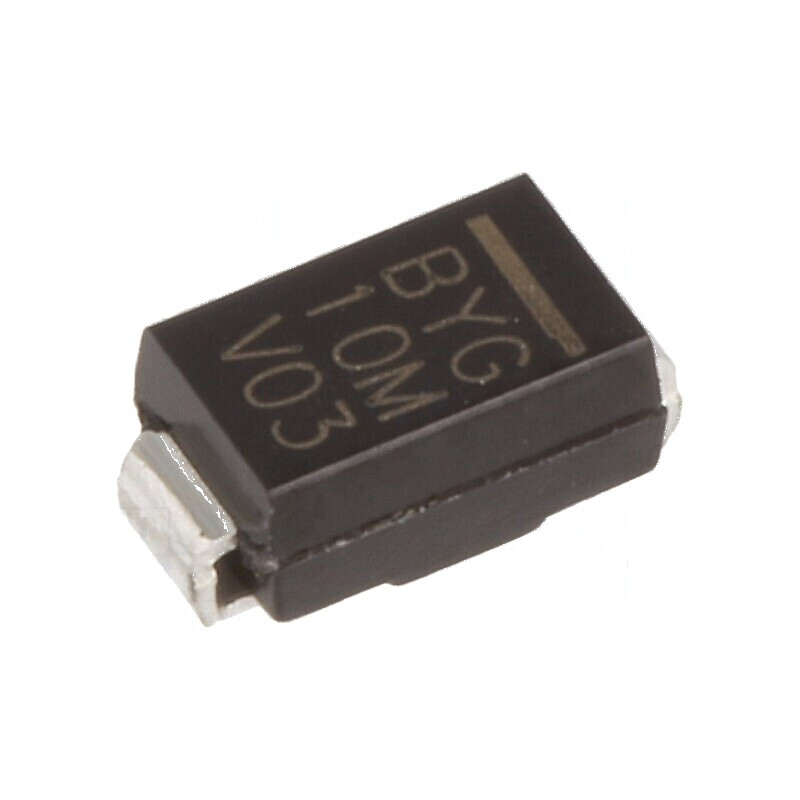 Diodă redresoare SMD 1kV 1,5A 4us DO214AC, SMA Ufmax 1,15V | Electronic-mag.ro | Componente Electronice