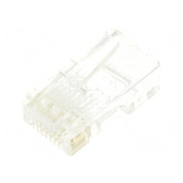 Conector RJ45 Cat 6 aurit, mufă PIN 8, neecranați, de trecere | Electronic-mag.ro | Componente Electronice
