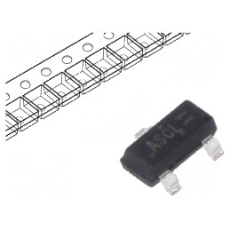 Diodă TVS 125W 15V 21A Unidirecțională SOT23 62pF | Electronic-mag.ro | Componente Electronice