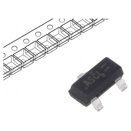 Diodă TVS 125W 15V 21A Unidirecțională SOT23 62pF | Electronic-mag.ro | Componente Electronice
