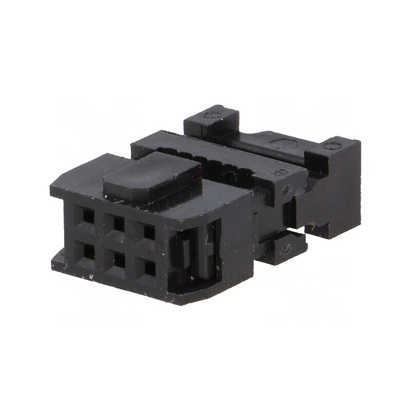 Conector IDC mufă mamă 6 pini cu presare cablu | Electronic-mag.ro | Componente Electronice Conector IDC mufă mamă 6 pini cu presare cablu | Electronic-mag.ro | Componente Electronice
