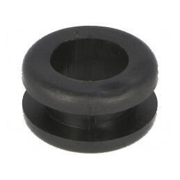 Manșon PVC negru 12mm x 10mm, rezistență -30÷60°C | Electronic-mag.ro | Componente Electronice