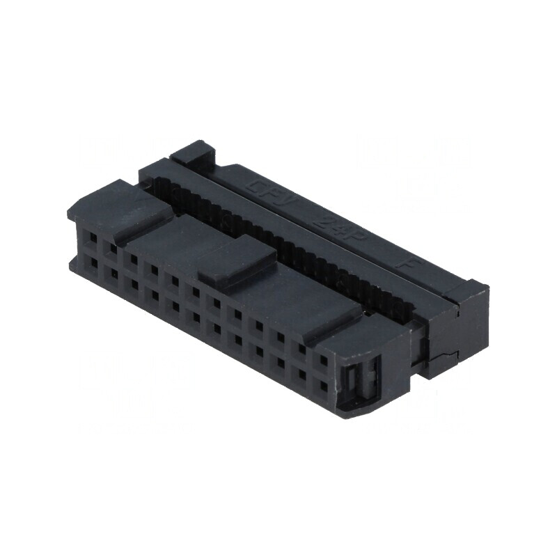 Conector IDC mufă mamă 24 PIN cu presare cablu | Electronic-mag.ro | Componente Electronice