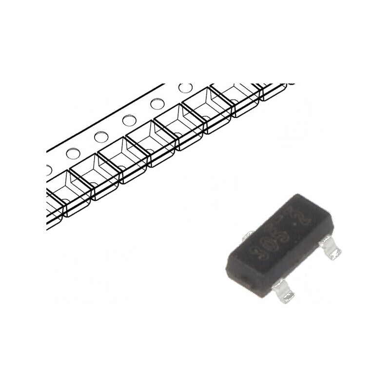 Tranzistor N-MOSFET 20V 0,9A SOT23 | Electronic-mag.ro | Componente Electronice