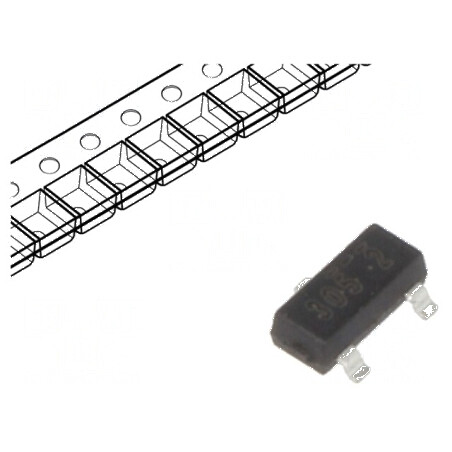 Tranzistor N-MOSFET 20V 0,9A SOT23 | Electronic-mag.ro | Componente Electronice