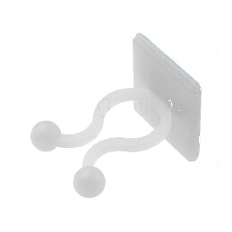 Clipsuri pentru cablu Ø10mm poliamidă naturală UL94V-2 | Electronic-mag.ro | Componente Electronice