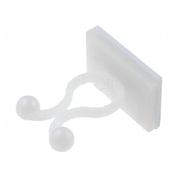 Clipsuri pentru cablu Ø7,2mm din poliamidă naturală UL94V-2 | Electronic-mag.ro | Componente Electronice