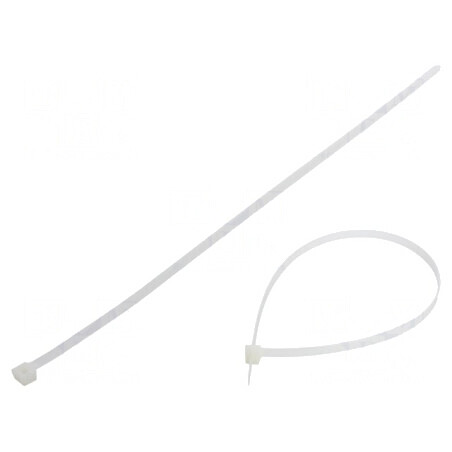 Colier de strângere poliamidă 450mm 7,6mm 667N natural | Electronic-mag.ro | Componente Electronice