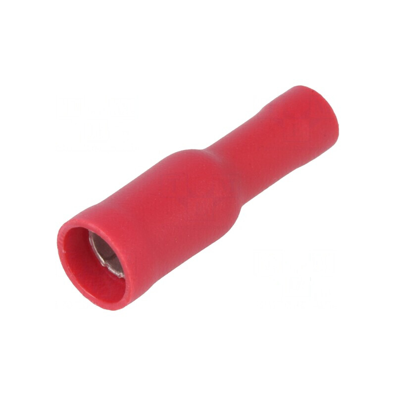 Terminal rotund mamă Ø 4mm 0,5-1mm² crimpat izolată roşie | Electronic-mag.ro | Componente Electronice Terminal rotund mamă Ø 4mm 0,5-1mm² crimpat izolată roşie | Electronic-mag.ro | Componente Electronice