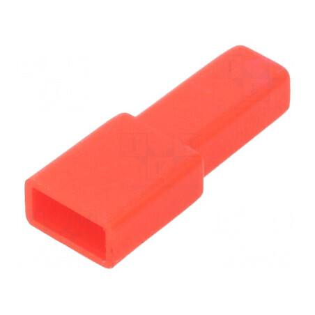 Carcasă terminală mamă dreptă pentru conectori 6,3mm, 1 pistă | Electronic-mag.ro | Componente Electronice