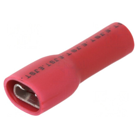 Terminal plat 4,8mm mamă 0,5mm 0,5÷1,5mm² crimpat pe cablu | Electronic-mag.ro | Componente Electronice