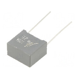 Condensator poliester 1uF 250VDC 15mm ±10% 18x10x16mm | Electronic-mag.ro | Componente Electronice