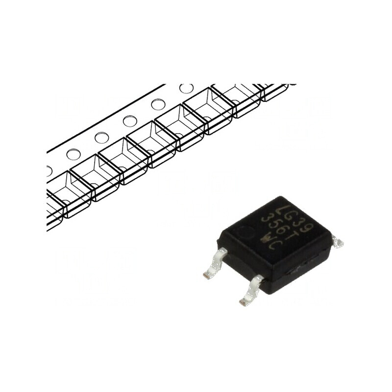Optocuplor SMD 1 Canal, 3,75kV Izolatie, 80V Uce | Electronic-mag.ro | Componente Electronice