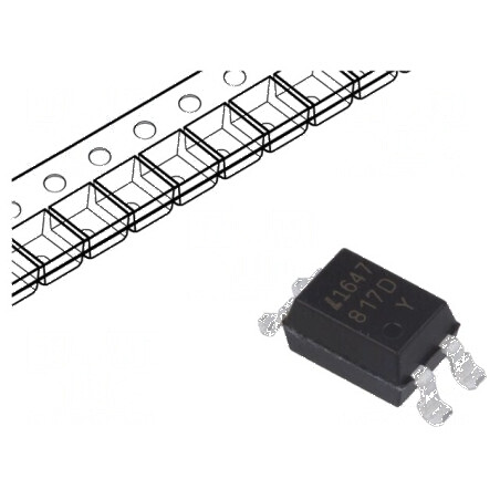 Optocuplor SMD 1 Canal OUT Tranzistori 5kV 35V | Electronic-mag.ro | Componente Electronice
