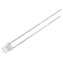 LED 3mm Verde Marin 1120÷1560mcd 140° Plat | Electronic-mag.ro | Componente Electronice