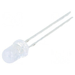 LED 5mm Verde 2180-3000mcd 100° Convex | Electronic-mag.ro | Componente Electronice
