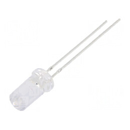 LED 5mm verde 2180-3000mcd 50° plat | Electronic-mag.ro | Componente Electronice