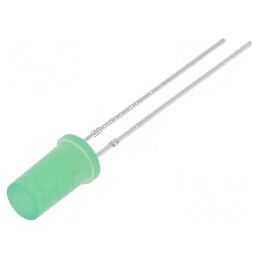 LED 5mm verde 500-750mcd 180° plat | Electronic-mag.ro | Componente Electronice