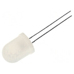 LED 10mm verde 1560-2180mcd 60° convex | Electronic-mag.ro | Componente Electronice
