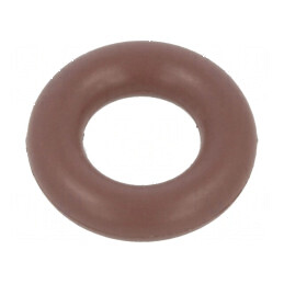 Garnitură O-ring FPM 3mm grosime, 6mm diametru interior, maro, temperatură -20÷200°C | Electronic-mag.ro | Componente Electronice