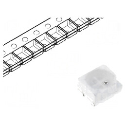 LED SMD 3528 PLCC4 Roșie/Verde 3,5x2,8mm 120° 20mA | Electronic-mag.ro | Componente Electronice