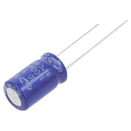 Condensator electrolitic THT 1500uF 10VDC Ø10x16mm ±20% | Electronic-mag.ro | Componente Electronice