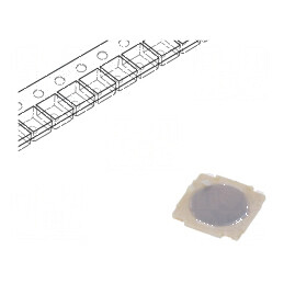 Microîntrerupător TACT SPST 0,05A 12VDC SMT 2,6N 0,4mm | Electronic-mag.ro | Componente Electronice