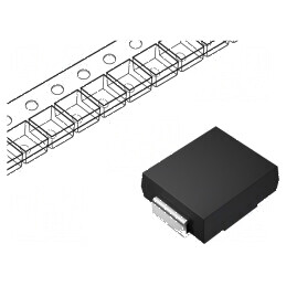 Diodă TVS 600W 28,1V 15,5A unidirecțională SMB | Electronic-mag.ro | Componente Electronice