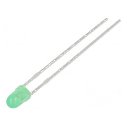 LED Verde 2,9mm 20mcd 60° Convex | Electronic-mag.ro | Componente Electronice