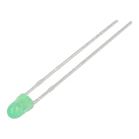 LED Verde 2,9mm 20mcd 60° Convex | Electronic-mag.ro | Componente Electronice