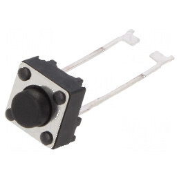 Microîntrerupător TACT SPST-NO 0,05A/24VDC THT | Electronic-mag.ro | Componente Electronice