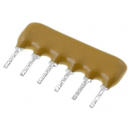 Rezistor multipolar Y THT 680Ω ±2% 0,3W 3 rezistori 100V | Electronic-mag.ro | Componente Electronice
