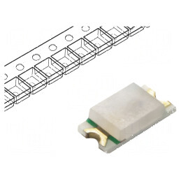 LED SMD 0805 albastru 18mcd 130° 2x1,25x0,8mm | Electronic-mag.ro | Componente Electronice