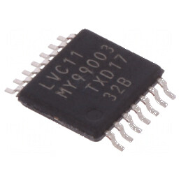 IC digital 3 IN 3 CMOS TTL SMD TSSOP14 1,2÷3,6VDC | Electronic-mag.ro | Componente Electronice