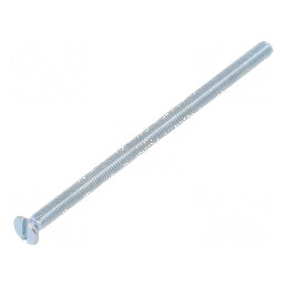 Şurub M3x60 cu cap îngropat crestat 0,8mm din oţel zincat | Electronic-mag.ro | Componente Electronice